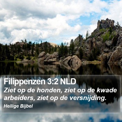 Filippenzen 3:2 NLD Bible Verse Image