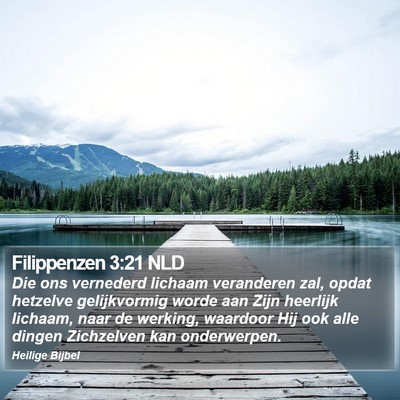 Filippenzen 3:21 NLD Bible Verse Image