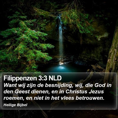 Filippenzen 3:3 NLD Bible Verse Image