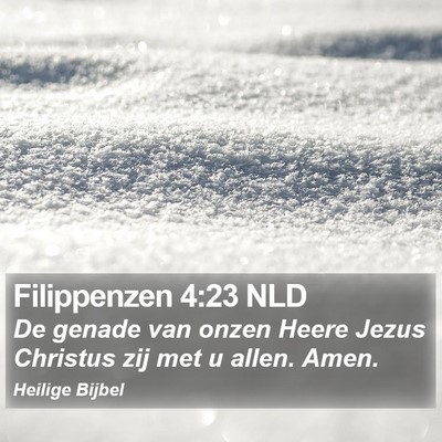 Filippenzen 4:23 NLD Bible Verse Image