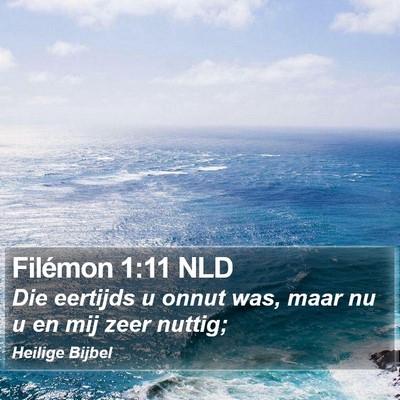 Filémon 1:11 NLD Bible Verse Image
