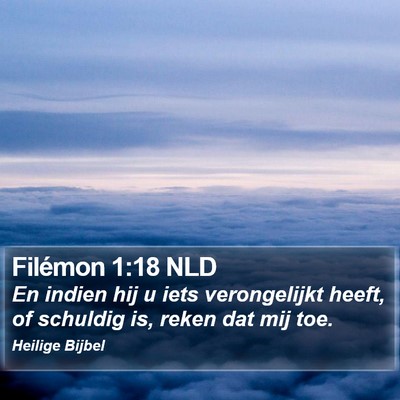 Filémon 1:18 NLD Bible Verse Image