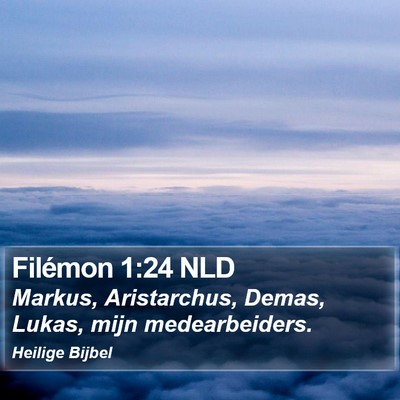 Filémon 1:24 NLD Bible Verse Image