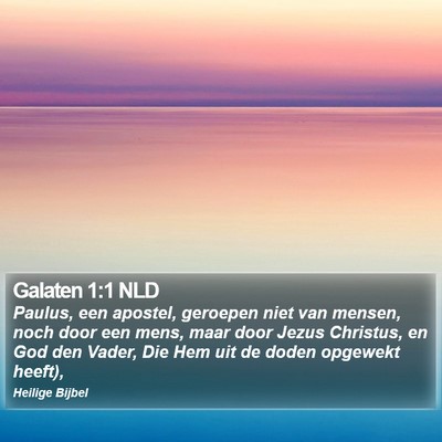 Galaten 1:1 NLD Bible Verse Image