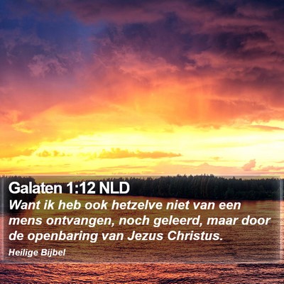 Galaten 1:12 NLD Bible Verse Image
