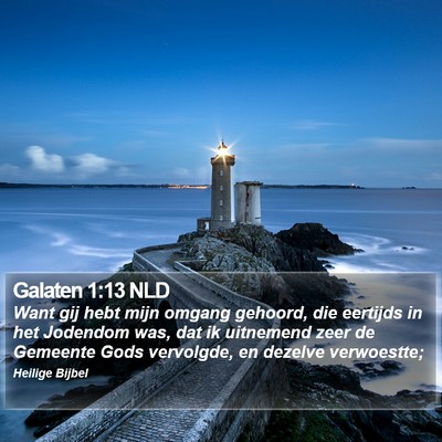Galaten 1:13 NLD Bible Verse Image