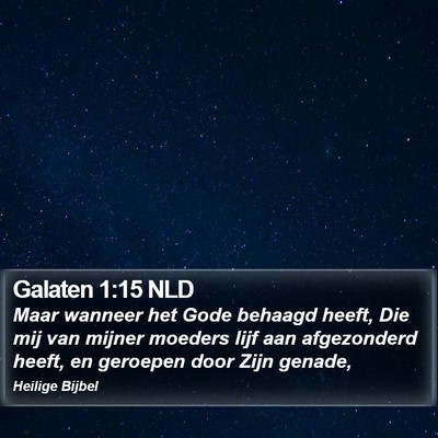 Galaten 1:15 NLD Bible Verse Image