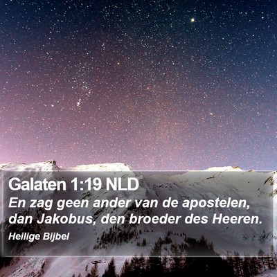 Galaten 1:19 NLD Bible Verse Image