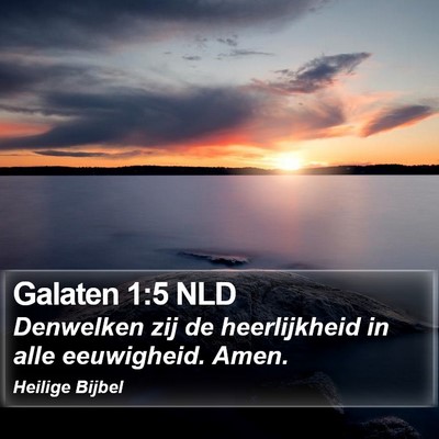 Galaten 1:5 NLD Bible Verse Image