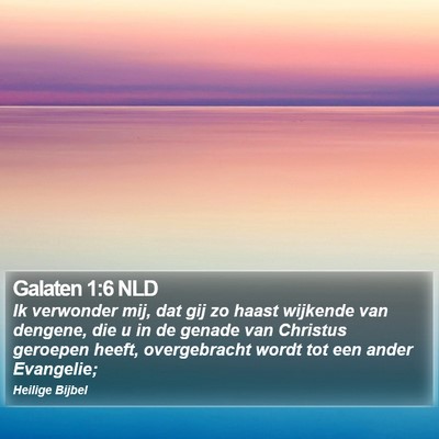 Galaten 1:6 NLD Bible Verse Image