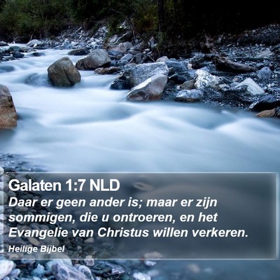 Galaten 1:7 NLD Bible Verse Image