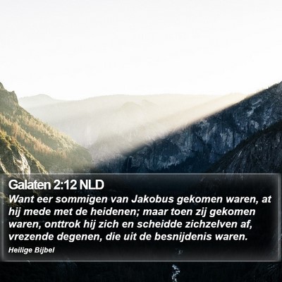 Galaten 2:12 NLD Bible Verse Image
