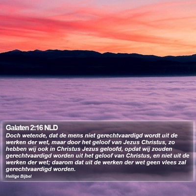 Galaten 2:16 NLD Bible Verse Image
