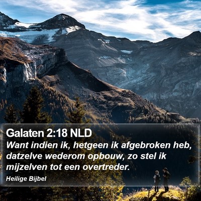 Galaten 2:18 NLD Bible Verse Image