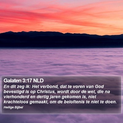 Galaten 3:17 NLD Bible Verse Image