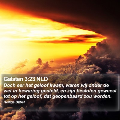 Galaten 3:23 NLD Bible Verse Image
