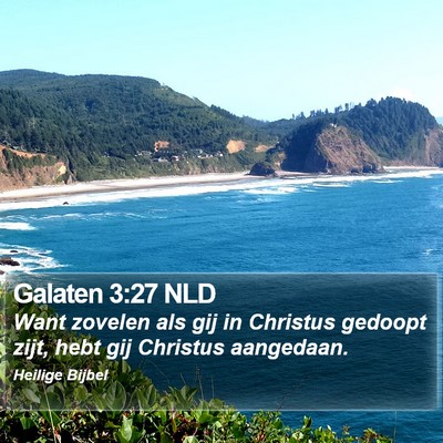 Galaten 3:27 NLD Bible Verse Image