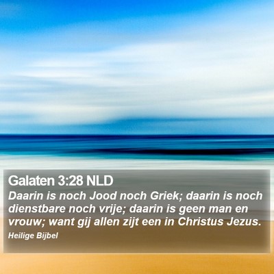 Galaten 3:28 NLD Bible Verse Image