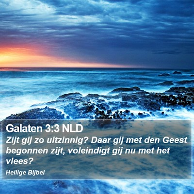 Galaten 3:3 NLD Bible Verse Image