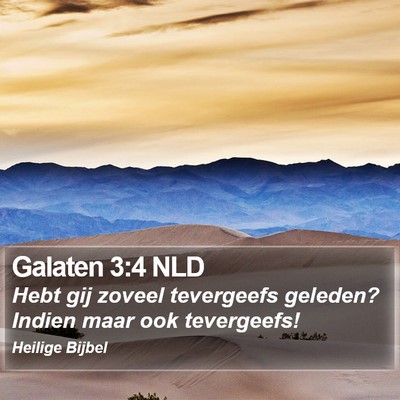 Galaten 3:4 NLD Bible Verse Image
