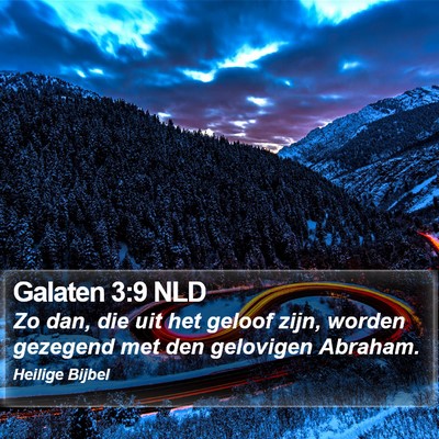 Galaten 3:9 NLD Bible Verse Image
