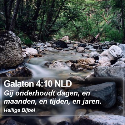 Galaten 4:10 NLD Bible Verse Image