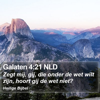 Galaten 4:21 NLD Bible Verse Image