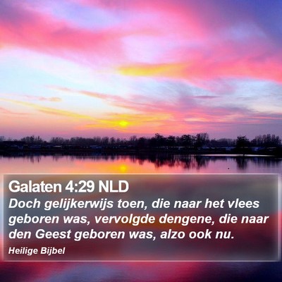 Galaten 4:29 NLD Bible Verse Image