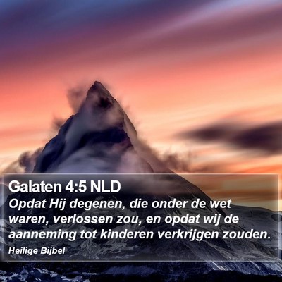 Galaten 4:5 NLD Bible Verse Image
