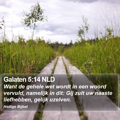 Galaten 5:14 NLD Bible Verse Image