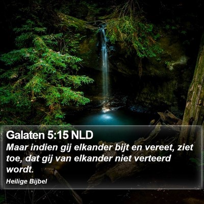 Galaten 5:15 NLD Bible Verse Image