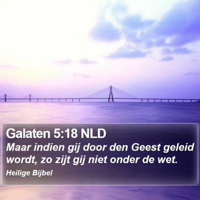 Galaten 5:18 NLD Bible Verse Image
