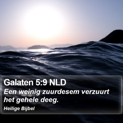 Galaten 5:9 NLD Bible Verse Image