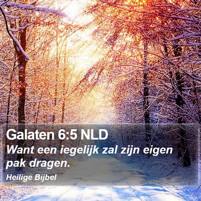 Galaten 6:5 NLD Bible Verse Image
