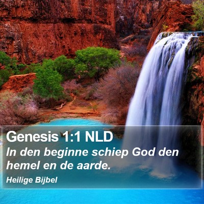 Genesis 1:1 NLD Bible Verse Image