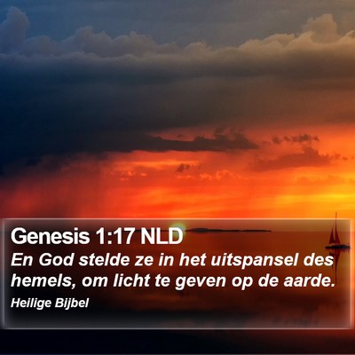 Genesis 1:17 NLD Bible Verse Image