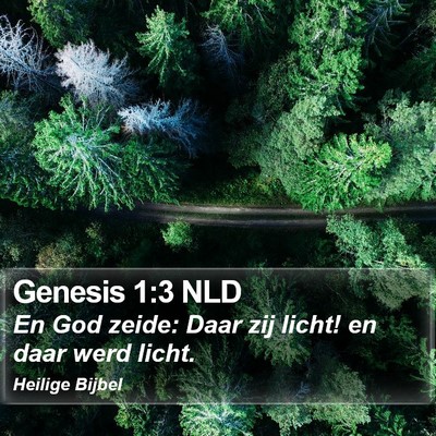 Genesis 1:3 NLD Bible Verse Image