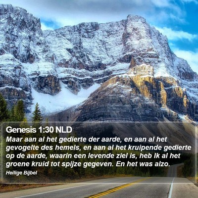 Genesis 1:30 NLD Bible Verse Image