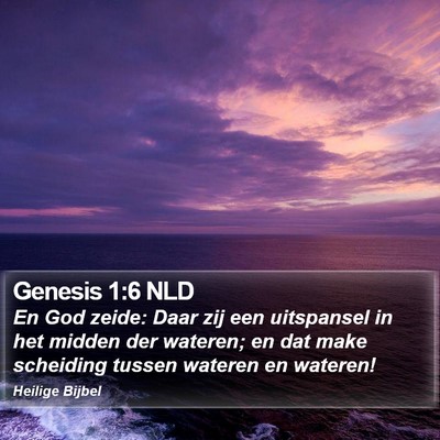 Genesis 1:6 NLD Bible Verse Image
