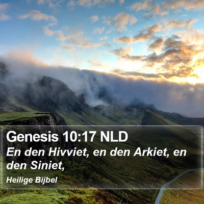 Genesis 10:17 NLD Bible Verse Image