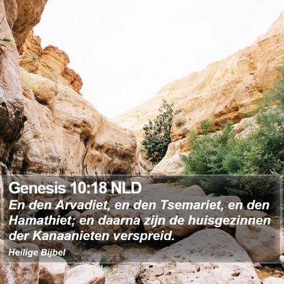 Genesis 10:18 NLD Bible Verse Image