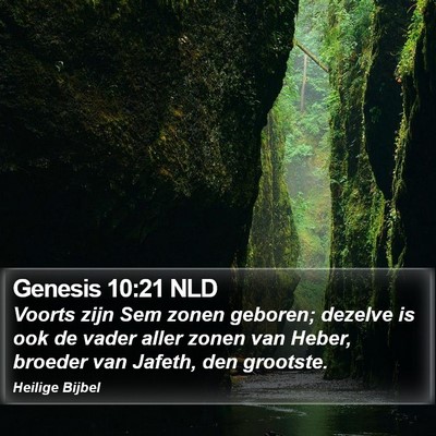 Genesis 10:21 NLD Bible Verse Image