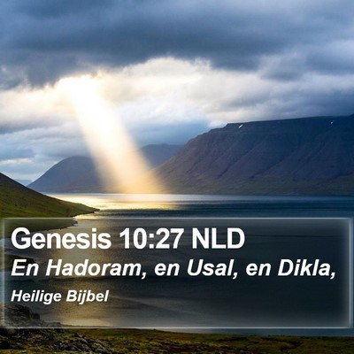 Genesis 10:27 NLD Bible Verse Image
