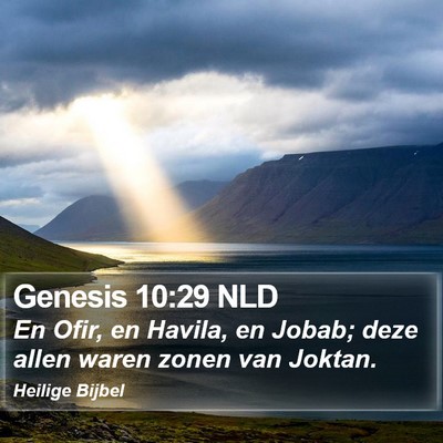 Genesis 10:29 NLD Bible Verse Image