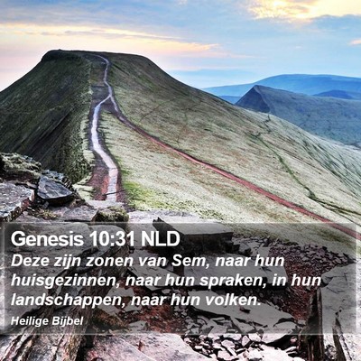 Genesis 10:31 NLD Bible Verse Image