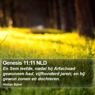 Genesis 11:11 NLD Bible Verse Image