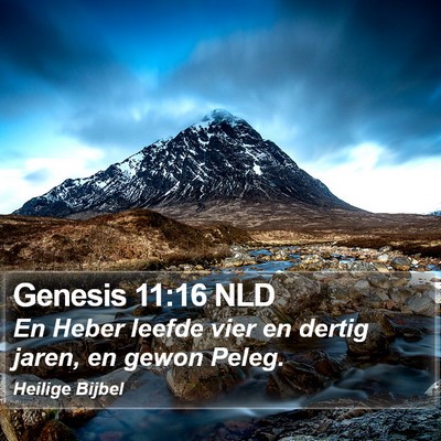 Genesis 11:16 NLD Bible Verse Image