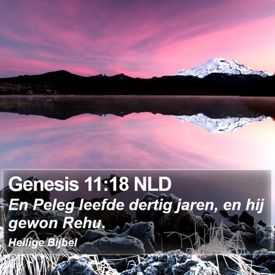 Genesis 11:18 NLD Bible Verse Image