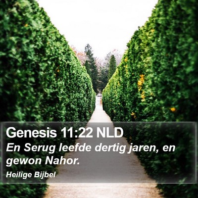 Genesis 11:22 NLD Bible Verse Image