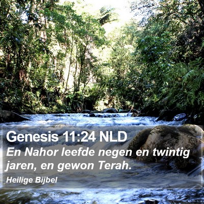 Genesis 11:24 NLD Bible Verse Image